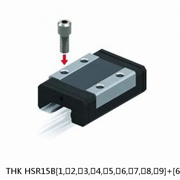 HSR15B[1,​2,​3,​4,​5,​6,​7,​8,​9]+[64-3000/1]L THK Standard Linear Guide  Accuracy and Preload Selectable HSR Series
