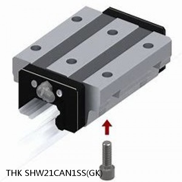 SHW21CAN1SS(GK) THK Caged Ball Wide Rail Linear Guide (Block Only) Interchangeable SHW Series