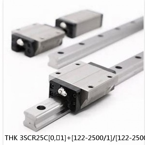 3SCR25C[0,​1]+[122-2500/1]/[122-2500/1]L[P,​SP,​UP] THK Caged-Ball Cross Rail Linear Motion Guide Set