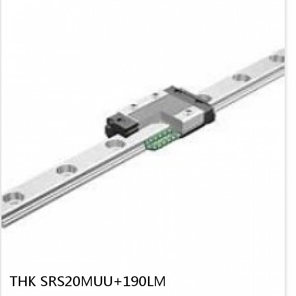 SRS20MUU+190LM THK Miniature Linear Guide Stocked Sizes Standard and Wide Standard Grade SRS Series