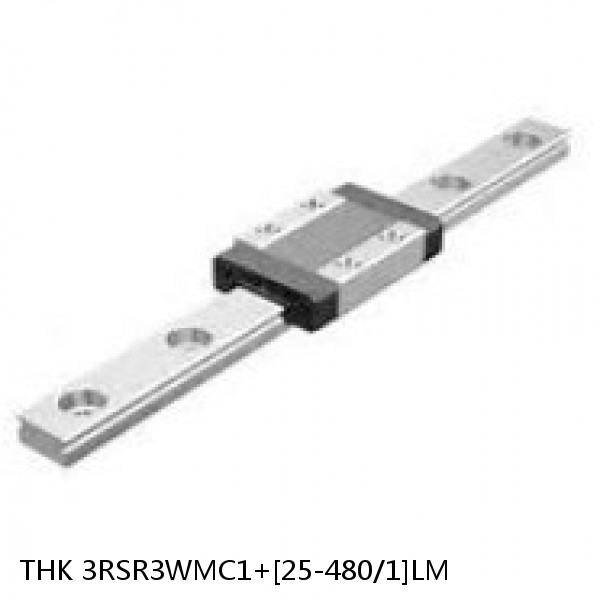 3RSR3WMC1+[25-480/1]LM THK Miniature Linear Guide Full Ball RSR Series