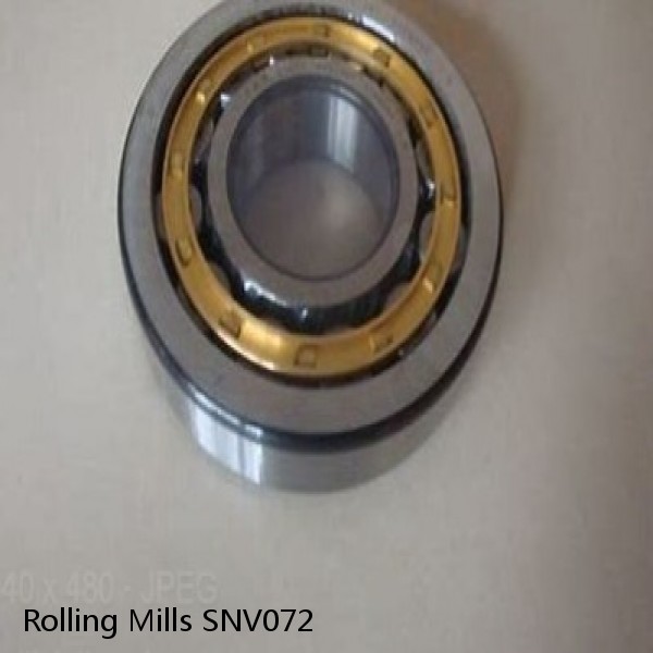 SNV072 Rolling Mills BEARINGS FOR METRIC AND INCH SHAFT SIZES