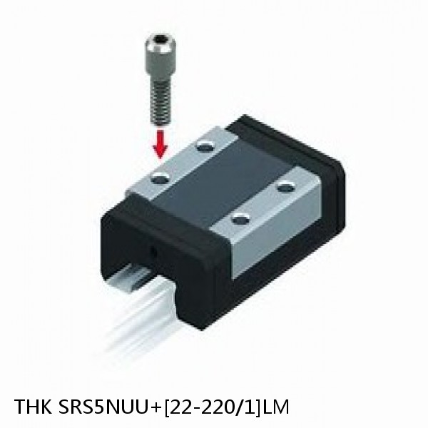 SRS5NUU+[22-220/1]LM THK Miniature Linear Guide Caged Ball SRS Series #1 small image