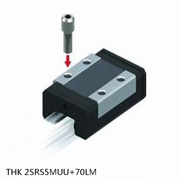 2SRS5MUU+70LM THK Miniature Linear Guide Stocked Sizes Standard and Wide Standard Grade SRS Series #1 small image