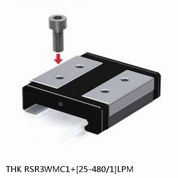 RSR3WMC1+[25-480/1]LPM THK Miniature Linear Guide Full Ball RSR Series #1 small image