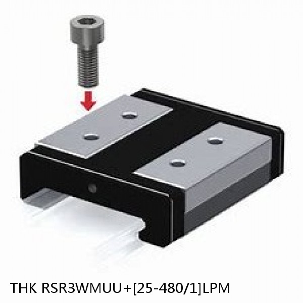 RSR3WMUU+[25-480/1]LPM THK Miniature Linear Guide Full Ball RSR Series #1 small image