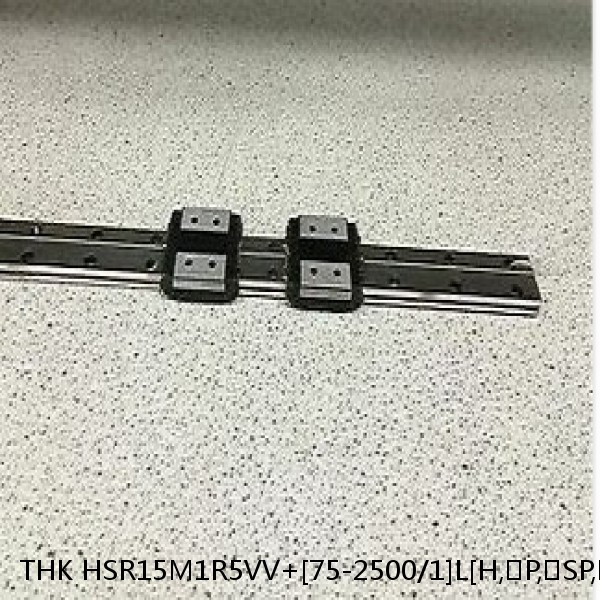 HSR15M1R5VV+[75-2500/1]L[H,​P,​SP,​UP] THK Medium to Low Vacuum Linear Guide Accuracy and Preload Selectable HSR-M1VV Series