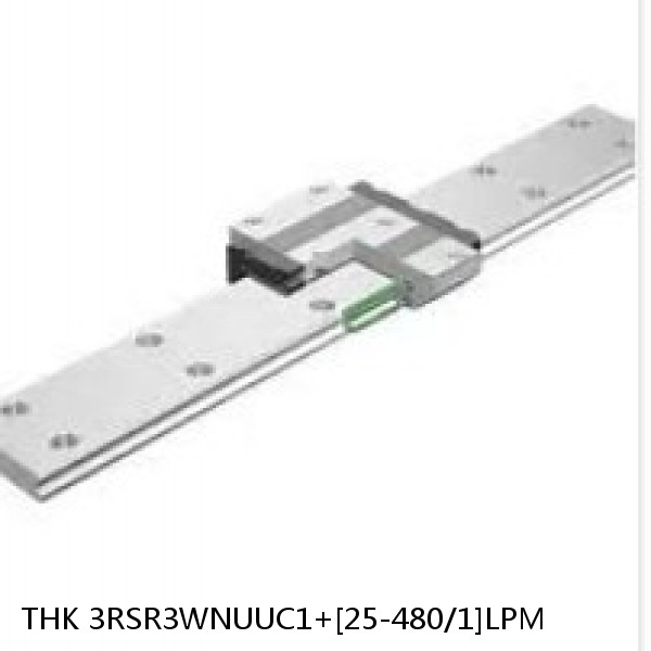 3RSR3WNUUC1+[25-480/1]LPM THK Miniature Linear Guide Full Ball RSR Series #1 small image