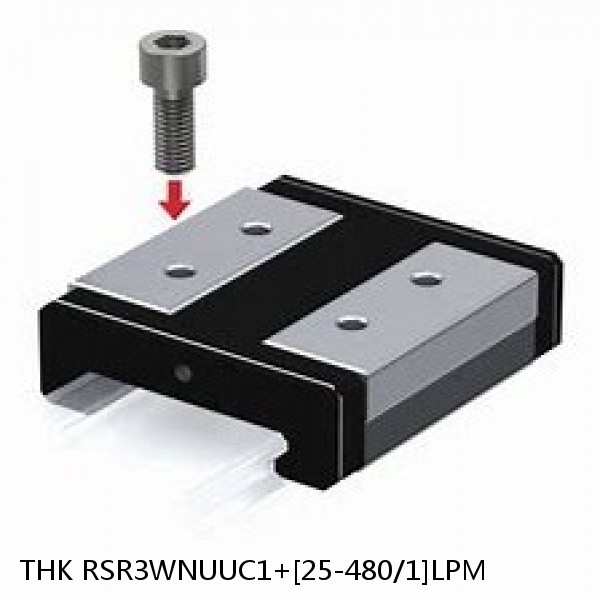 RSR3WNUUC1+[25-480/1]LPM THK Miniature Linear Guide Full Ball RSR Series #1 image