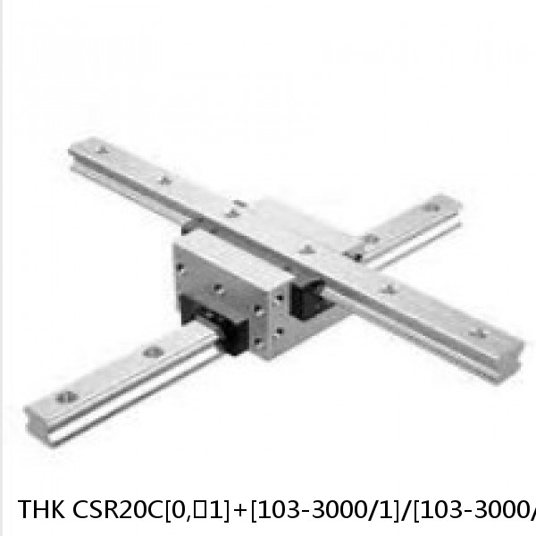 CSR20C[0,​1]+[103-3000/1]/[103-3000/1]L[P,​SP,​UP] THK Cross-Rail Guide Block Set #1 image
