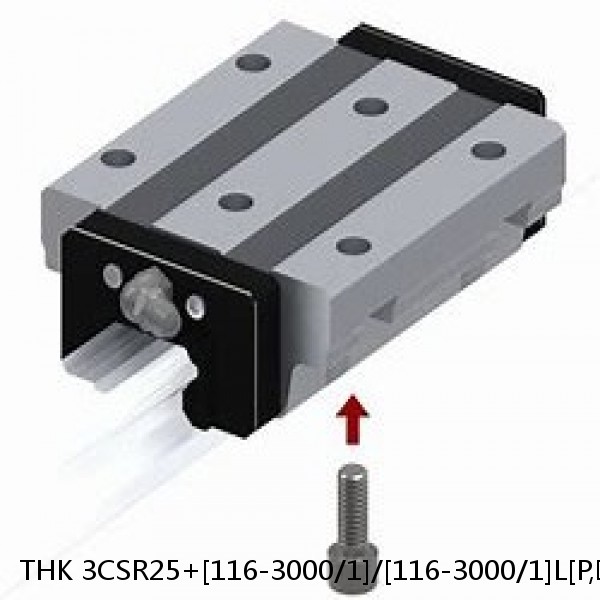 3CSR25+[116-3000/1]/[116-3000/1]L[P,​SP,​UP] THK Cross-Rail Guide Block Set #1 image