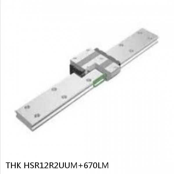 HSR12R2UUM+670LM THK Miniature Linear Guide Stocked Sizes HSR8 HSR10 HSR12 Series #1 image