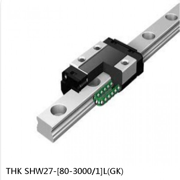 SHW27-[80-3000/1]L(GK) THK Caged Ball Wide Rail Linear Guide (Rail Only) Interchangeable SHW Series #1 image