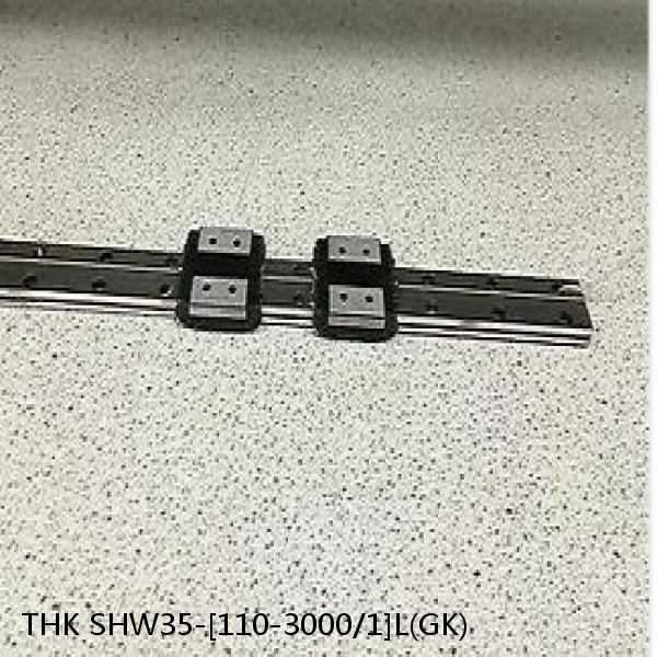 SHW35-[110-3000/1]L(GK) THK Caged Ball Wide Rail Linear Guide (Rail Only) Interchangeable SHW Series #1 image
